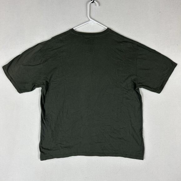 Fox Racing Classic Short Sleeve T-Shirt Men's XL Green Graphic Print Tee FLAWED - Picture 4 of 8